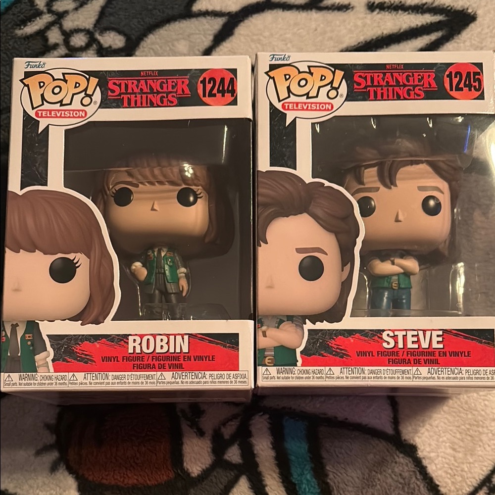 Funko Pop! Stranger Things Robin and Steve Vinyl Figures